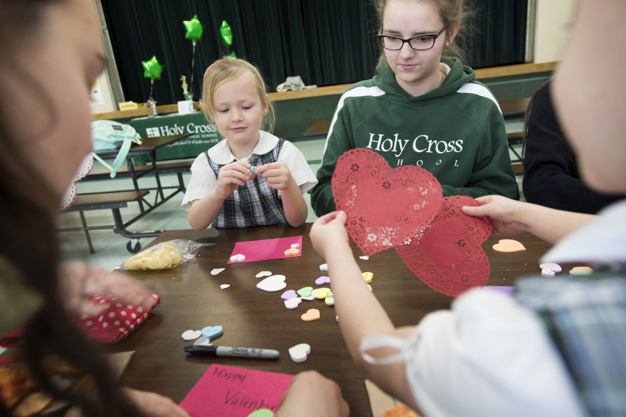 Holy Cross students celebrate Catholic Schools Week